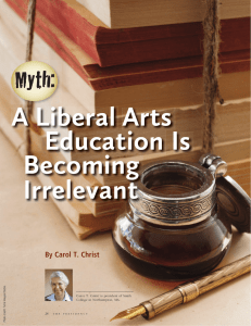 A Liberal Arts Education Is Becoming Irrelevant