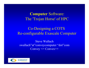 C Computer S f The 'Trojan Horse' of HPC
