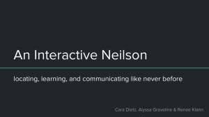 An Interactive Neilson locating, learning, and communicating like never before