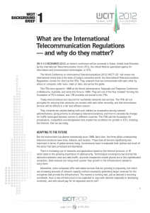 1 What are the International Telecommunication Regulations — and why do they matter?