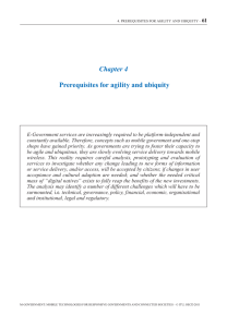 Chapter 4 Prerequisites for agility and ubiquity 61