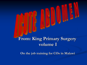 From: King Primary Surgery volume I