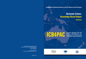ICB4PAC Electronic Crimes: Knowledge-Based Report (Skeleton)