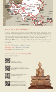 How is Asia defined?