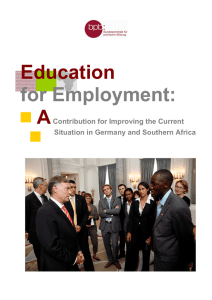 Education A for Employment: