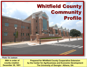 Whitfield County Community Profile