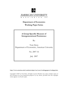 Department of Economics Working Paper Series  A Group-Specific Measure of