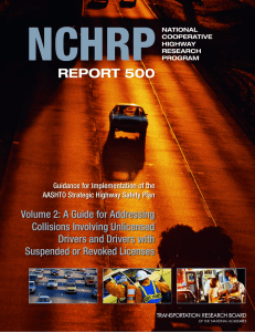 NCHRP REPORT 500