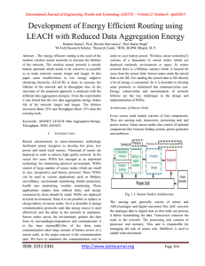 Development of Energy Efficient Routing using