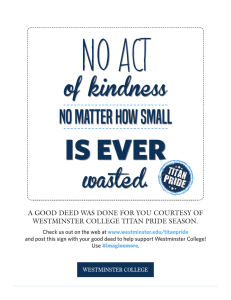 IS EVER NO ACT of kindness wasted.
