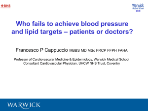 Who fails to achieve blood pressure – patients or doctors?