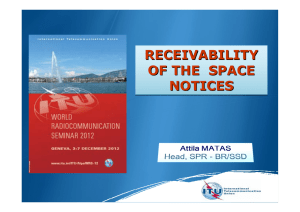 RECEIVABILITY OF THE  SPACE OF THE  SPACE
