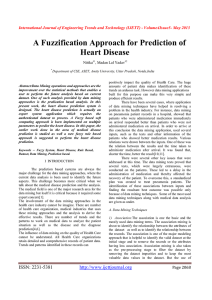 A Fuzzification Approach for Prediction of Heart Disease