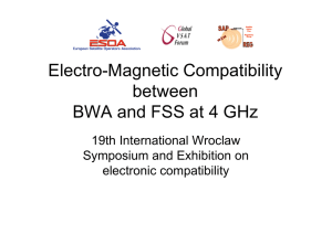 Electro-Magnetic Compatibility between BWA and FSS at 4 GHz 19th International Wroclaw