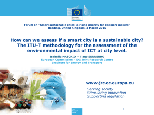 Forum on &#34;Smart sustainable cities: a rising priority for decision-makers&#34;