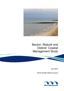 Bacton, Walcott and Ostend  Coastal Management Study July 2014