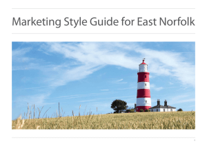 Marketing Style Guide for East Norfolk 1