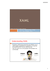 XAML Understanding XAML