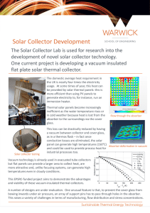 Solar Collector Development