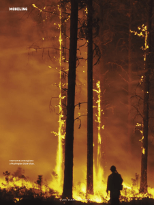 MODELING © 2007 SCIENTIFIC AMERICAN, INC. contemplates a Washington State blaze.