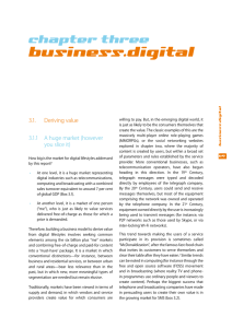 business.digital chapter three 3.1.	 Deriving	value