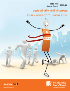 Fast Forward to Finish Line dm{f©H  [anmoQ© Annual Report 2013-14