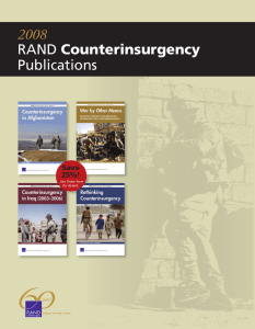 2008 Counterinsurgency Publications