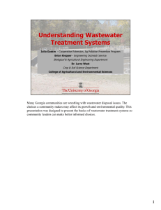 Many Georgia communities are wrestling with wastewater disposal issues. The