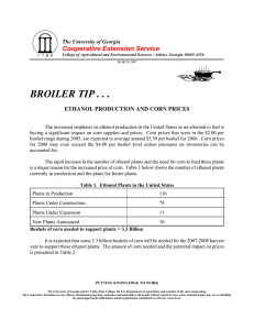 BROILER TIP . . . Cooperative Extension Service The University of Georgia