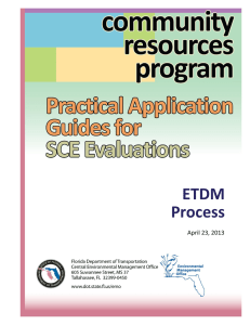 ETDM Process April 23, 2013