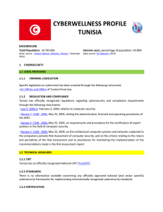 CYBERWELLNESS PROFILE TUNISIA