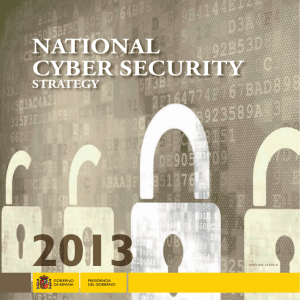 2013 NATIONAL CYBER SECURITY STRATEGY