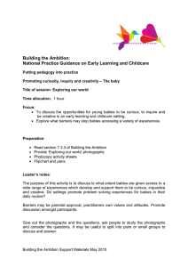 Building the Ambition: National Practice Guidance on Early Learning and Childcare
