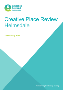 Creative Place Review Helmsdale 29 February 2016