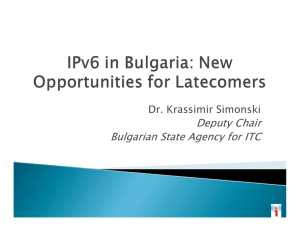 Deputy Chair Bulgarian State Agency for ITC Dr. Krassimir Simonski 1