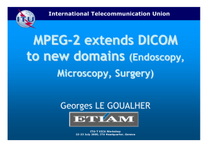 MPEG - 2 extends DICOM to new domains