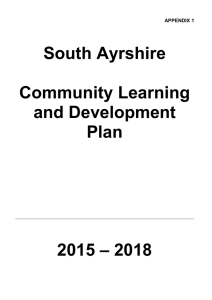 South Ayrshire Community Learning and Development