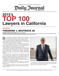 TOP 100 Lawyers in California