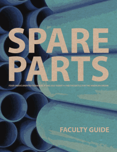 SPARE PARTS FACULTY GUIDE
