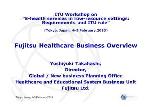 Fujitsu Healthcare Business Overview