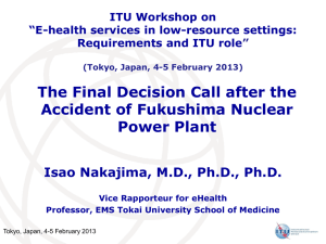 The Final Decision Call after the Accident of Fukushima Nuclear Power Plant