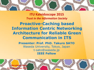 Proactive-Caching based Information Centric Networking Architecture for Reliable Green Communication in ITS