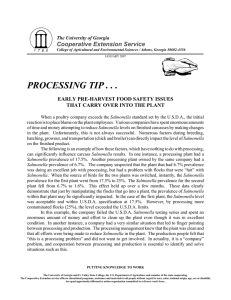 PROCESSING TIP . . . Cooperative Extension Service