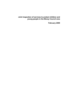 Joint inspection of services to protect children and  February 2009
