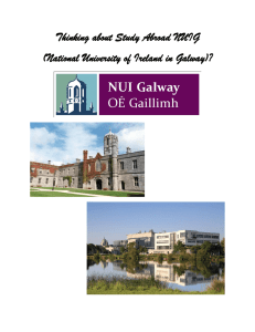 Thinking about Study Abroad NUIG (National University of Ireland in Galway)?
