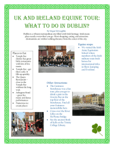 UK and Ireland Equine Tour: What to do in Dublin?