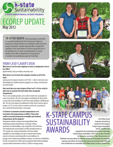 ECOREP UPDATE Sustainability May 2012