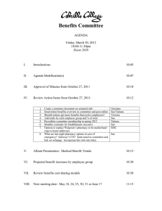 Benefits Committee