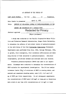 - April 2,1965 Fisheries Date thesis is presented