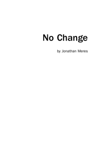 No Change by Jonathan Meres